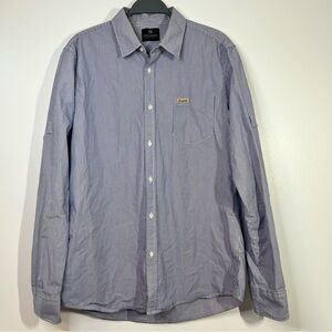 Scotch & Soda Amsterdam Couture Men’s Striped Button-Down Shirt – Size XL